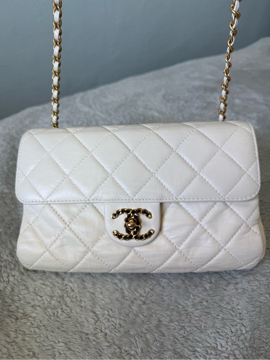 CHANEL Handbags - CHANEL Evening Star East/West Flap Bag w/Microchip